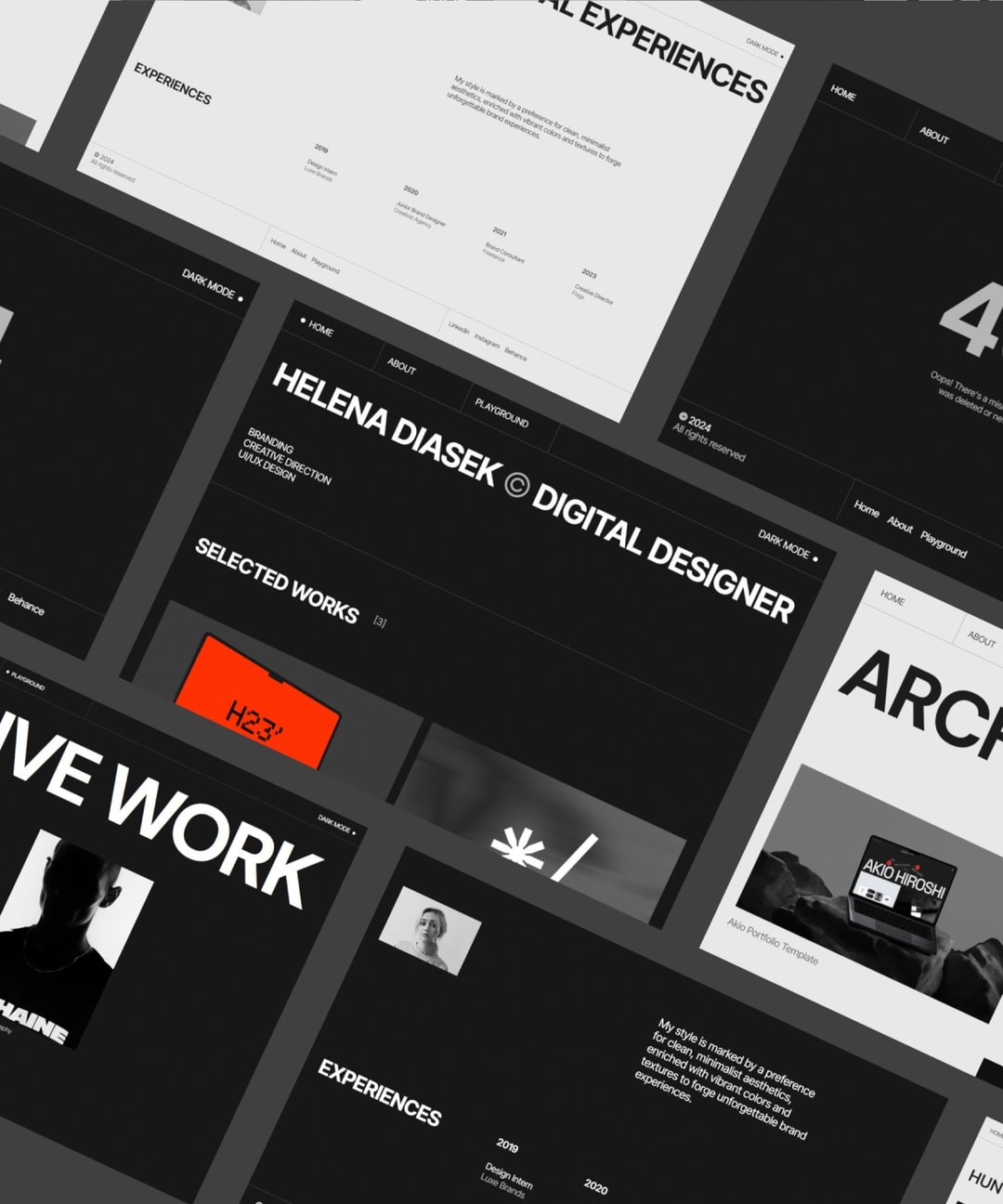 Lumino website template preview